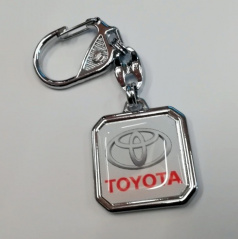 Quadratischer Toyota-Schlüsselanhänger