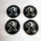 Peugeot Emblem Durchmesser 55 mm 4 Stk